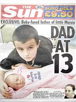 Они одни из самых молодых родителей в мире.