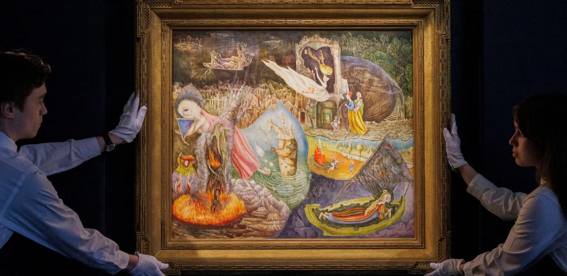 Рекорд в мире искусства – картина Кэррингтон была продана на аукционе за 28 миллионов долларов США