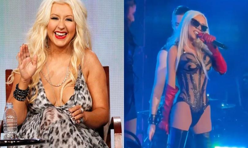 Кристина Агилера заметно похудела Кристина Агилера заметно похудела