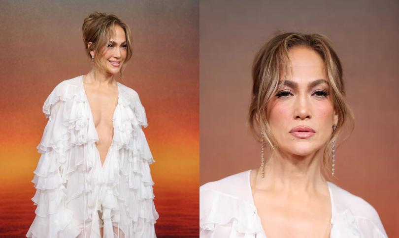 Дженнифер Лопес в драном наряде посылает мрачные улыбки фотожурналистам Дженнифер Лопес в драном наряде посылает мрачные улыбки фотожурналистам