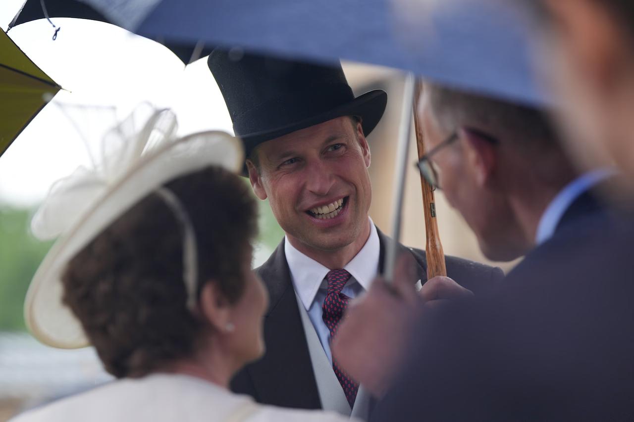 Принц Уильям организовал первую в этом сезоне вечеринку в саду