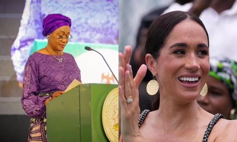 Меган Маркл ударила по носу первая леди Нигерии? Меган Маркл ударила по носу первая леди Нигерии?