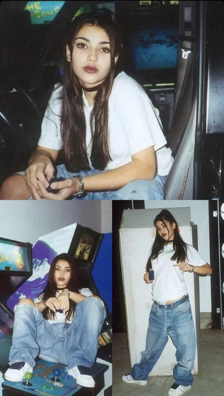 Ким Кардашьян показала фото из молодости. Вот как она выглядела до операции Ким Кардашьян показала фото из молодости. Вот как она выглядела до операции