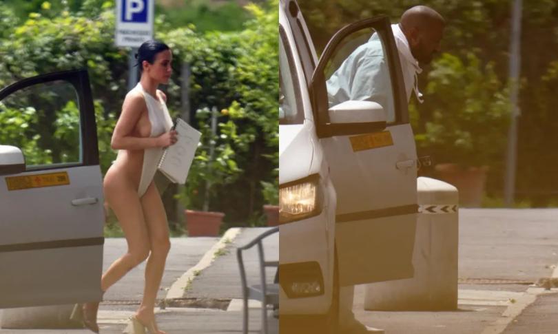 Бьянка Цензори в крошечном купальнике в Прато, Италия.