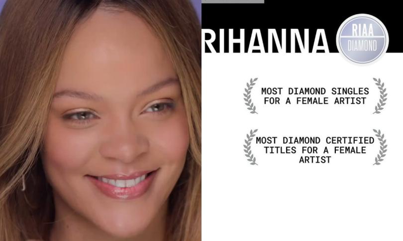 Рианна установила рекорд. У него больше всего бриллиантовых синглов