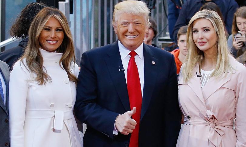 Мелания Трамп, Дональд Трамп, Иванка Трамп