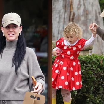 Кэти Перри появилась без макияжа. Папарацци “подловили” певицу в компании её 3-летней дочери