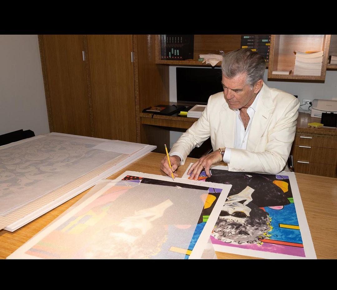 Пирс Броснан с женой Кили Шэй Смит