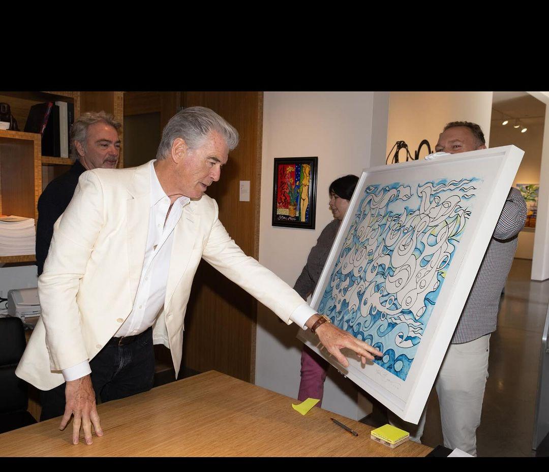 Пирс Броснан с женой Кили Шэй Смит