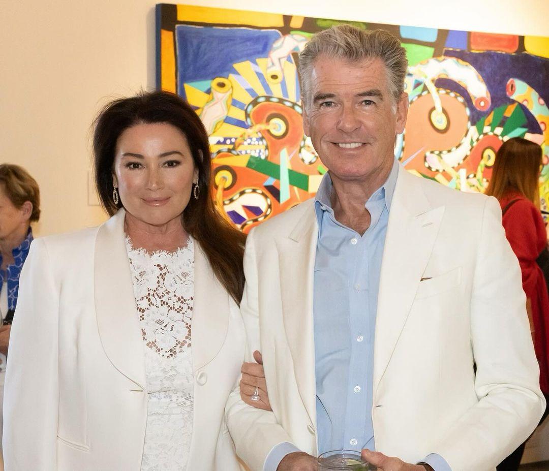 Пирс Броснан с женой Кили Шэй Смит