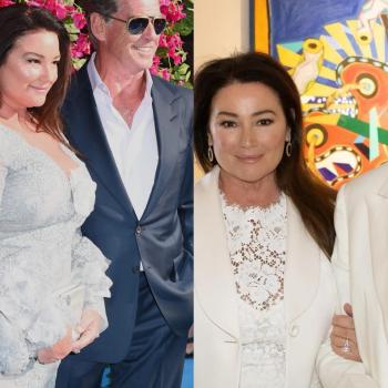 Жену Пирса Броснана не узнать. Она похудела более чем на 40 кг