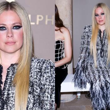 Давно невиданная Аврил Лавин появилась на показе мод в Париже