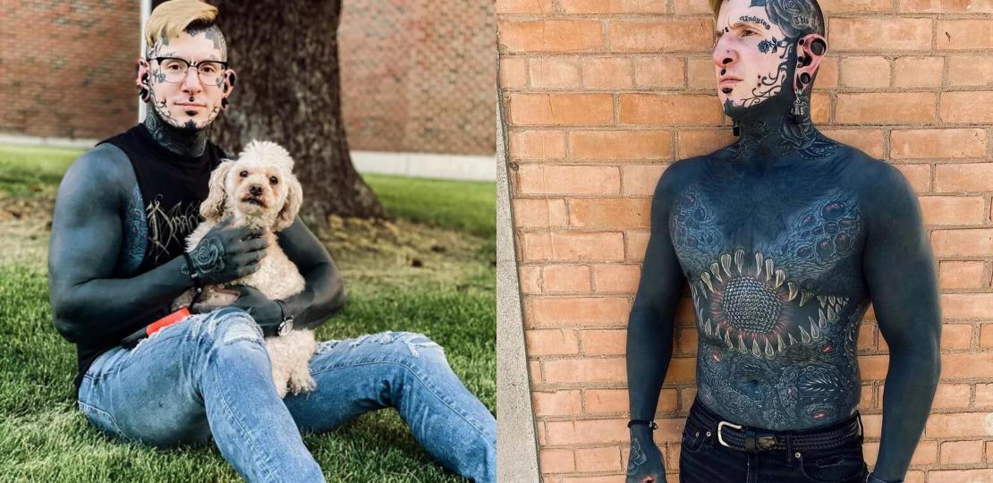 Татуировки обошлись ему более чем 20 миллионов рублей. Он показал, как выглядел до этого