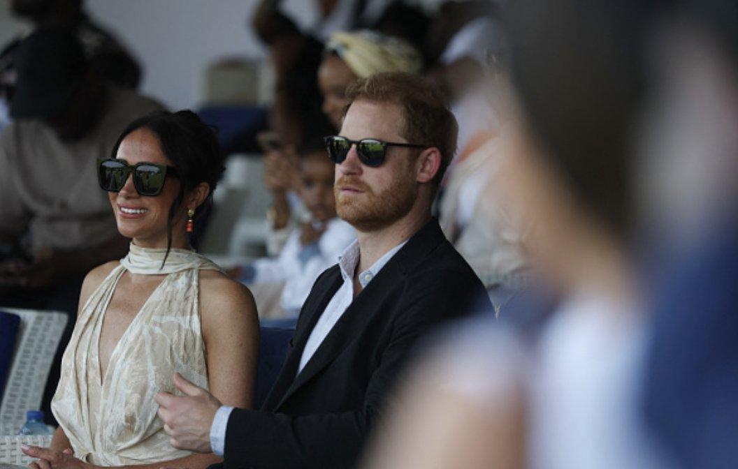 Мега Маркл и принц Гарри в Нигерии