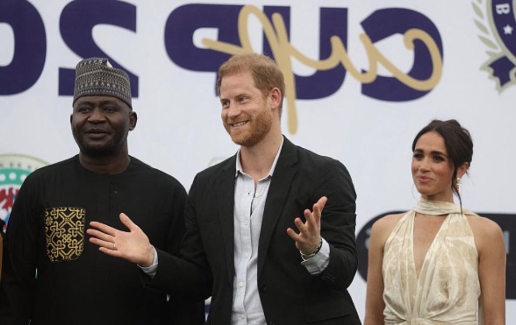 Мега Маркл и принц Гарри в Нигерии