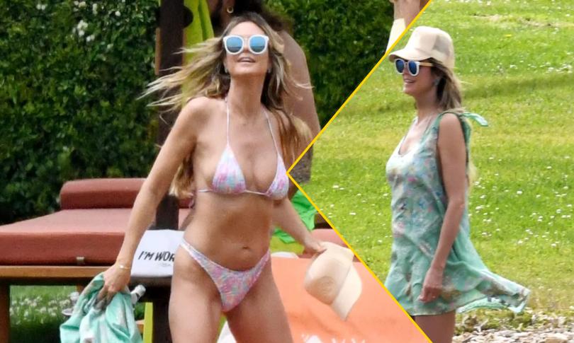 Хайди Клум загорает в откровенном бикини Хайди Клум загорает в откровенном бикини