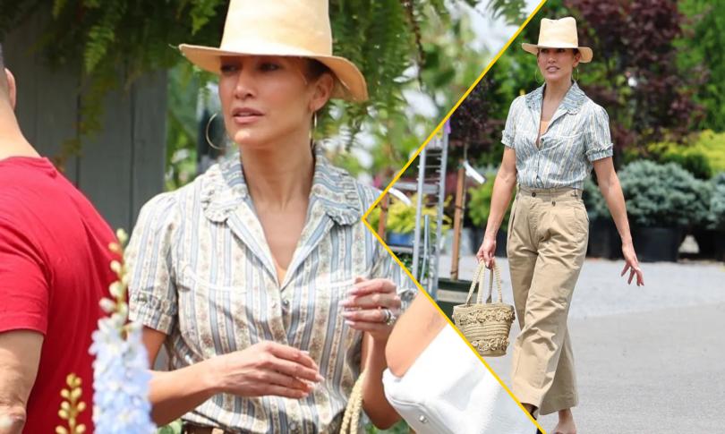 Дженнифер Лопес, одетая как «фермерша», сходила за садовыми покупкам Дженнифер Лопес, одетая как «фермерша», сходила за садовыми покупкам