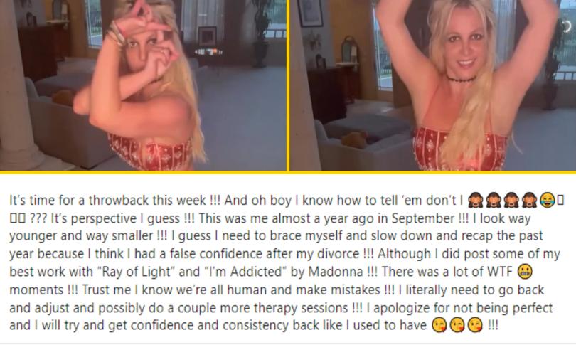 Бритни Спирс поделилась своими размышлениями