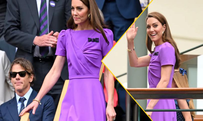 Герцогиня Кейт на финале Уимблдона.