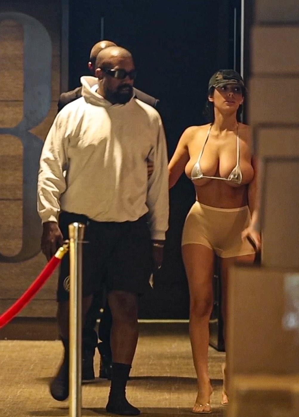 Канье Уэст и Бьянка Цензори приехали пообедать