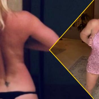 Бритни Спирс позирует топлес и пишет: «Передай привет моей заднице!»