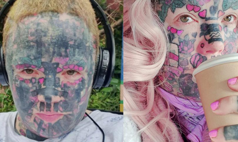 У Мелиссы Слоан БОЛЕЕ 800 татуировок