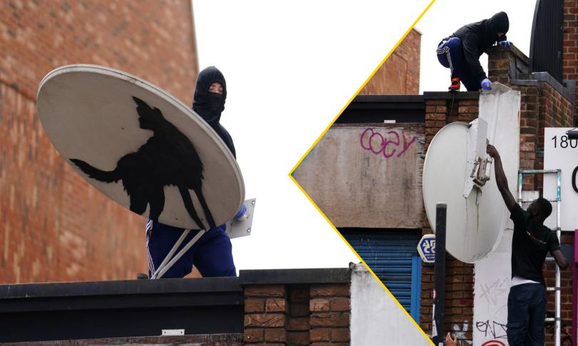 Произведение искусства Бэнкси с изображением животного было украдено