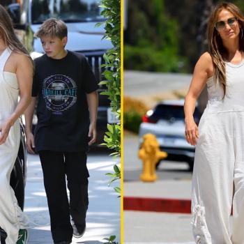 Дженнифер Лопес прошлась по магазинам с 12-летним сыном Бена Аффлека