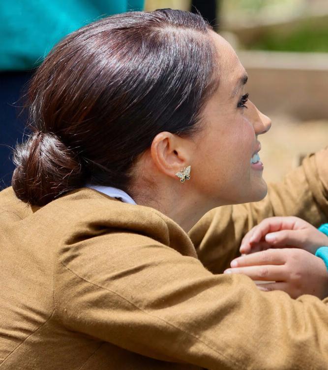 Меган Маркл в серьгах принцессы Дианы