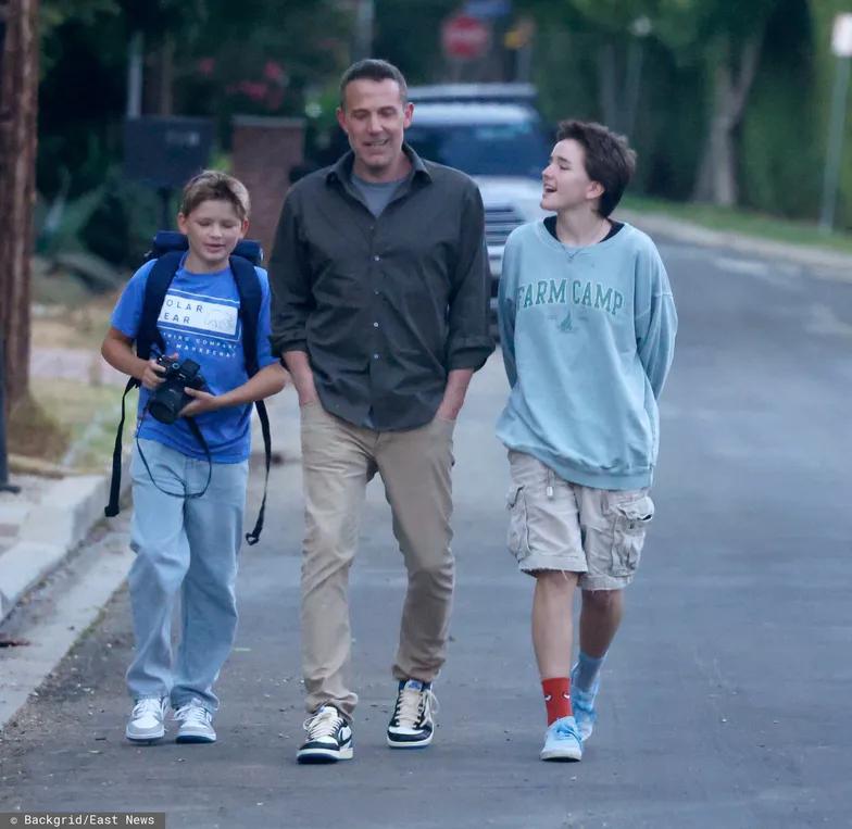 Бен Аффлек с детьми
