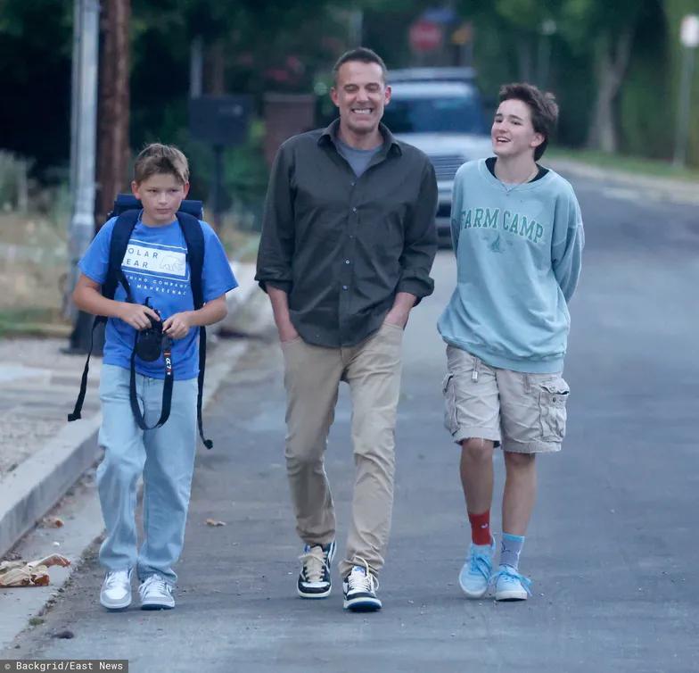 Бен Аффлек с детьми