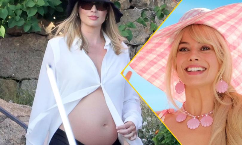 Беременную “Барби” заметили на Сардинии