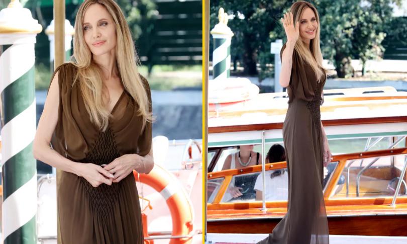 Анджелина Джоли в шикарном наряде