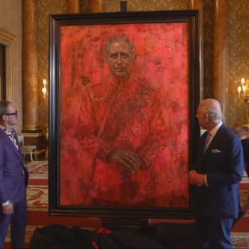 Новый портрет короля вызвал возмущение. Производит впечатление «Похоже, что он горит»