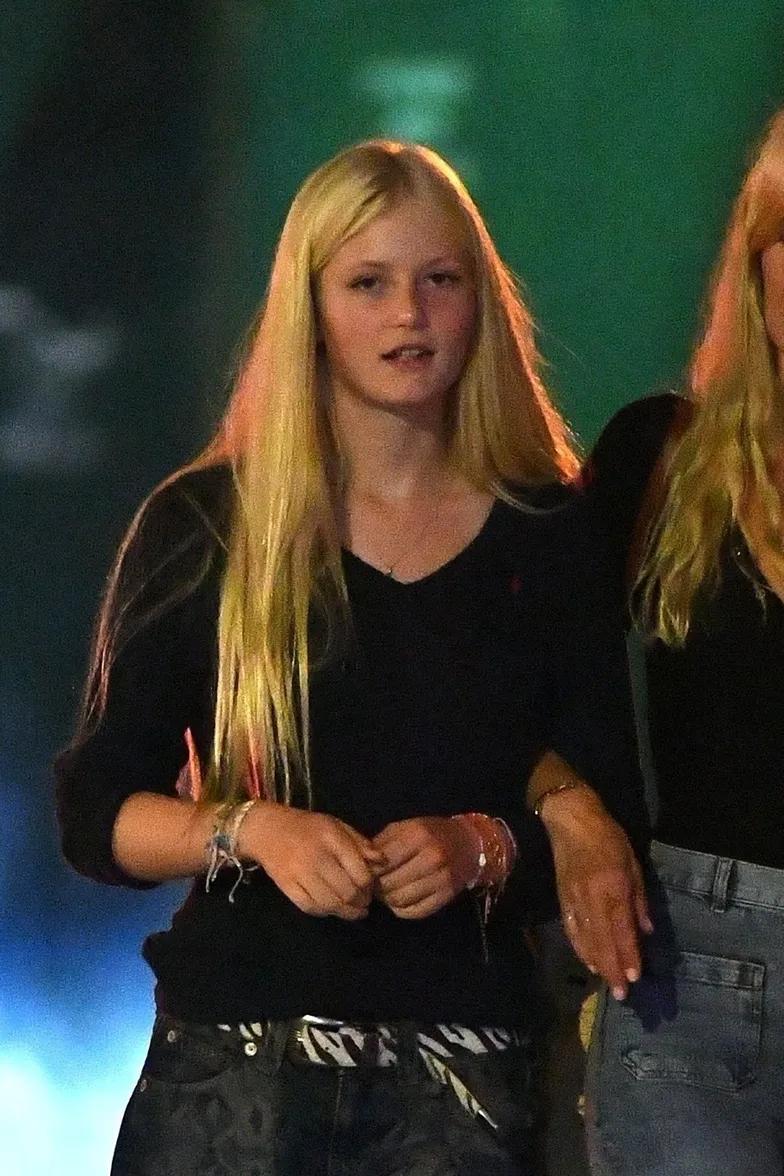 Клаудия Шиффер с дочерью