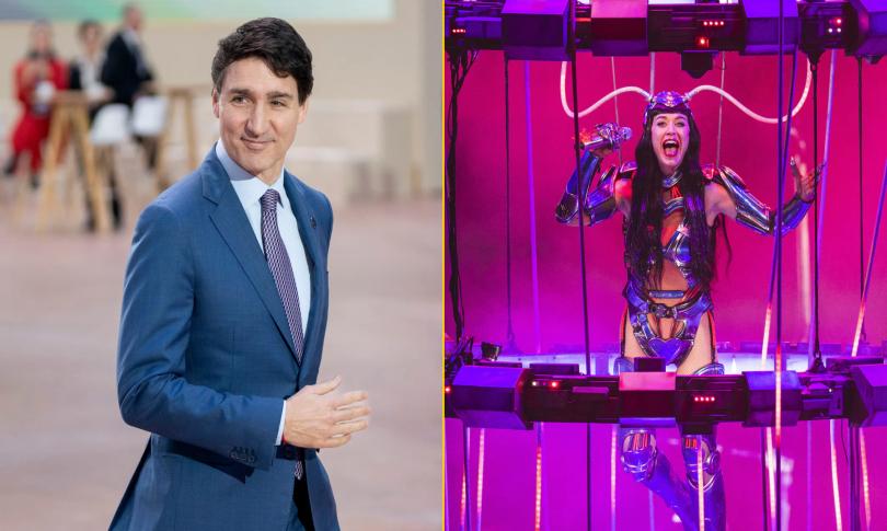 Джастин Трюдо и Кэти Перри. Джастин Трюдо и Кэти Перри.