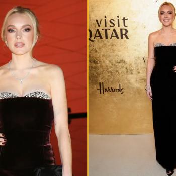 Линдсей Лохан и ее сглаженное лицо сияют на гала-концерте The Fashion Trust Arabia в Дохе