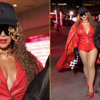 Бейонсе в откровенном наряде на Гран-при Формулы-1 в Лас-Вегасе