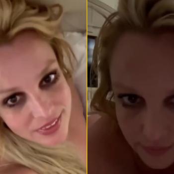 Раскрепощённая Бритни Спирс ведёт трансляцию для поклонников из... КРОВАТИ