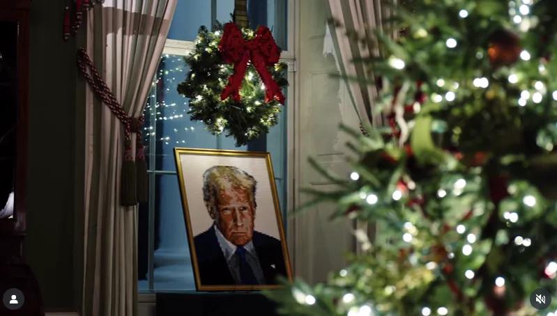 Мелания Трамп продемонстрировала свои рождественские украшения