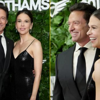 Элегантные Хью Джекман и Саттон Фостер стильно появились на церемонии награждения