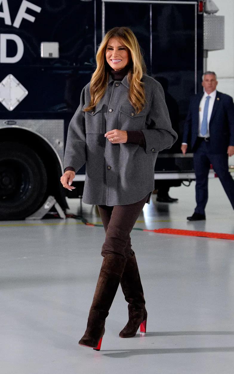Мелания Трамп прибыла на встречу с жёнами военнослужащих