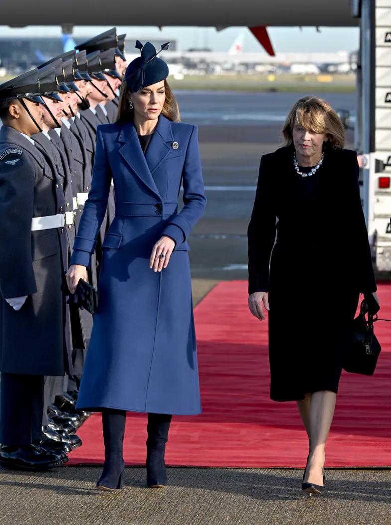 Герцогиня Кейт и принц Уильям приветствуют президента Германии