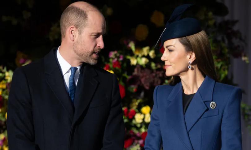 Герцогиня Кейт и принц Уильям приветствуют президента Германии