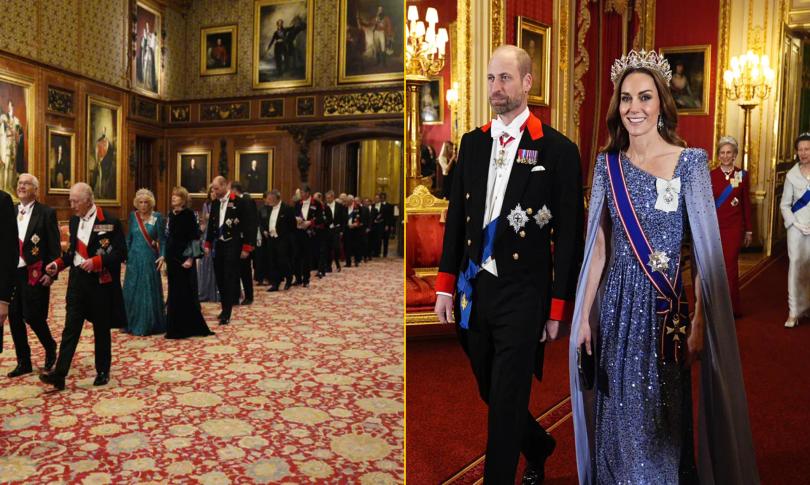 Члены королевской семьи приняли президентскую чету Германии