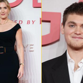 Кейт Уинслет представляет своего 21-летнего сына на премьере своего фильма