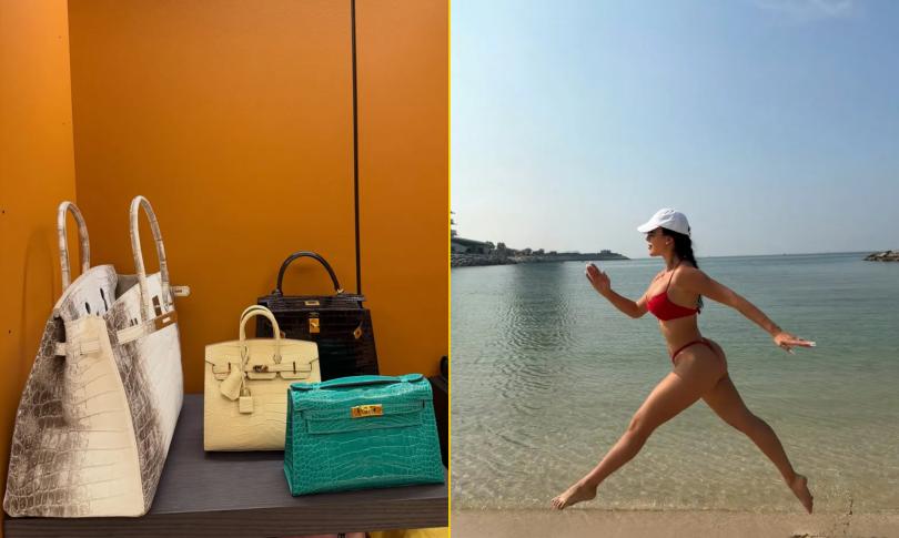 Джорджина Родригес представляет семейные фотографии и сумк Джорджина Родригес представляет семейные фотографии и сумк