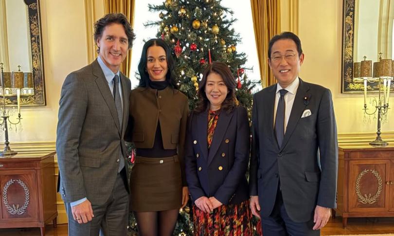 Кэти Перри и Джастин Трюдо на встрече в Японии Кэти Перри и Джастин Трюдо на встрече в Японии