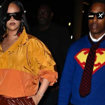 Стильные Рианна и A$AP Rocky блистают на вечеринке в Майами