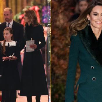 Кэтрин, принцесса Уэльская, её семья и знаменитые гости наслаждаются грандиозным рождественским пением